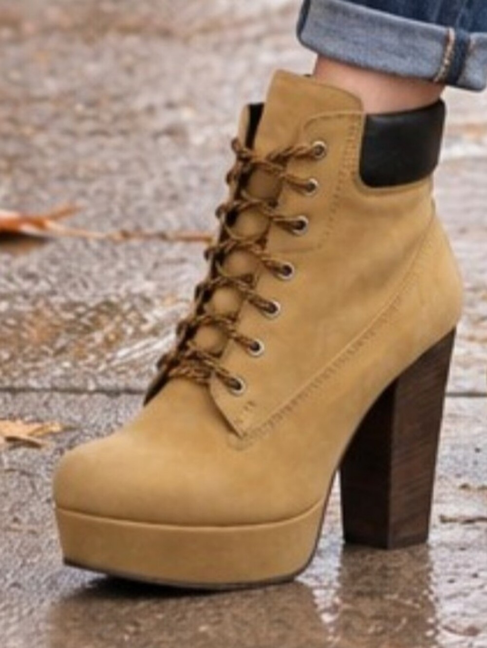 STEVE MADDEN 'Rusty' Lace-Up High-heel Ankle Boots
